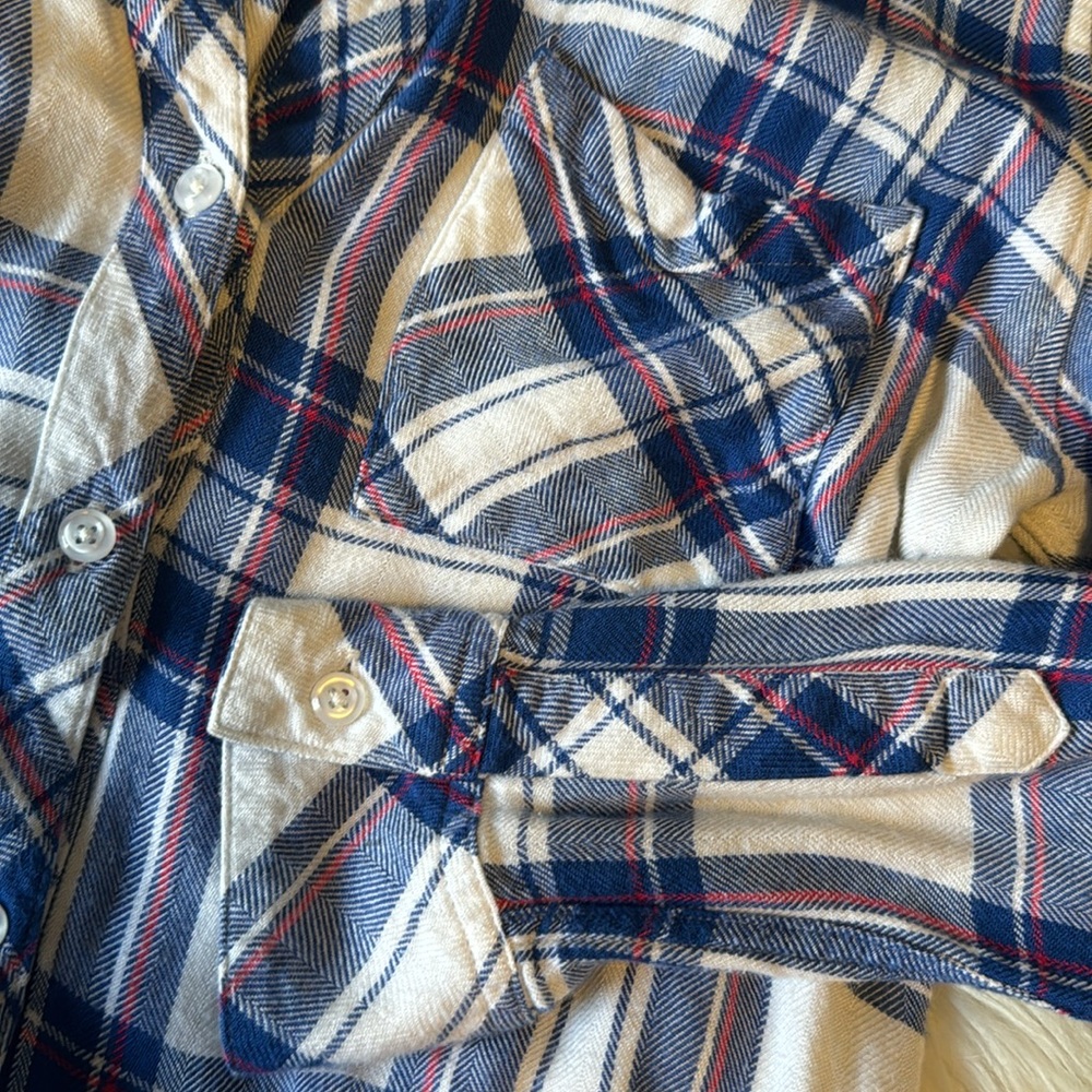 A N T H R O P O L O G I E Rails Plaid Coastal Cow… - image 5
